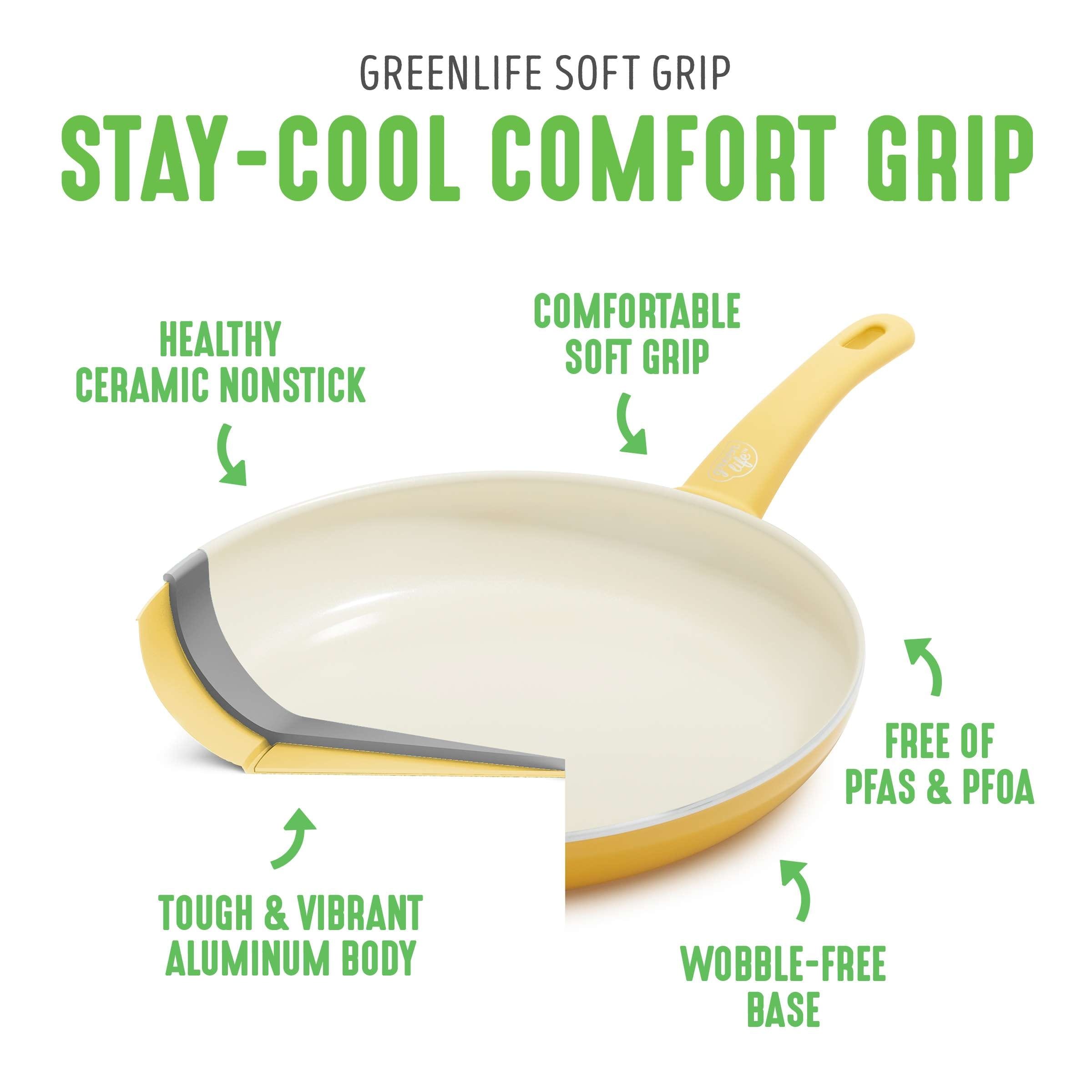  GreenLife Soft Grip Diamond Healthy Ceramic Nonstick