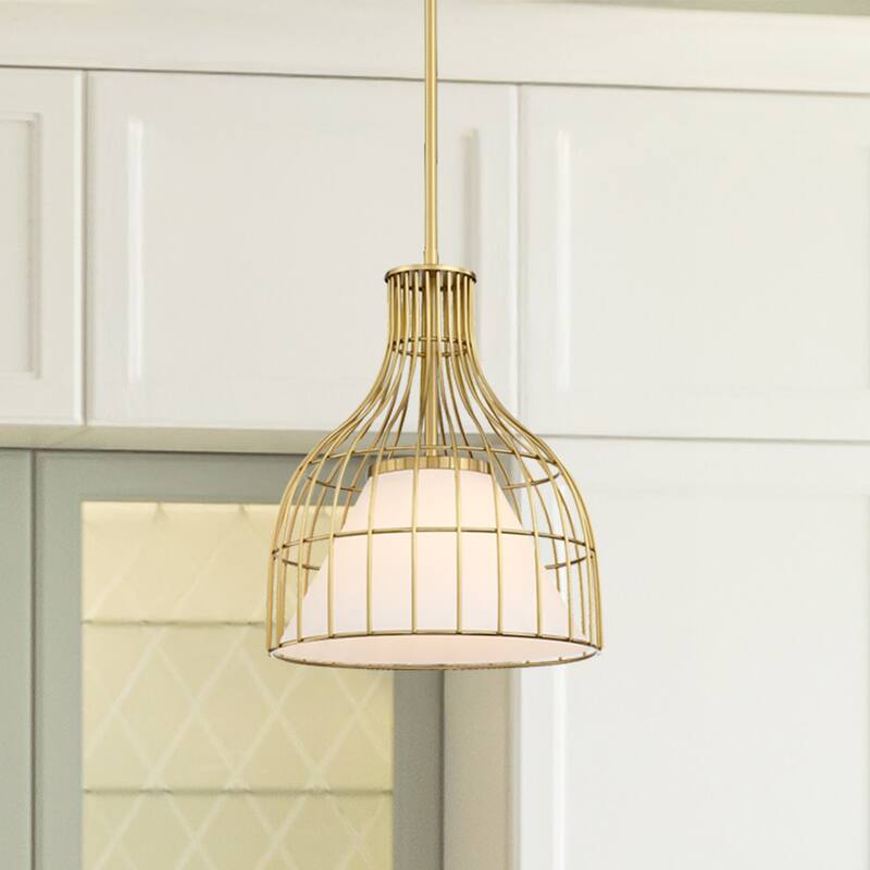 Designers Fountain D340M-12P Evensong 12" Wide Cage Pendant