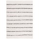 preview thumbnail 14 of 13, SAFAVIEH Melody Giolanda Scandinavian Stripe Rug 4' x 6' - Ivory/Black - Rectangle