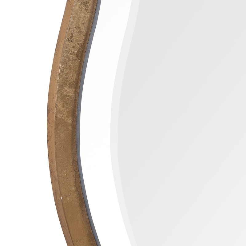 Uttermost Aneta Gold Round Mirror
