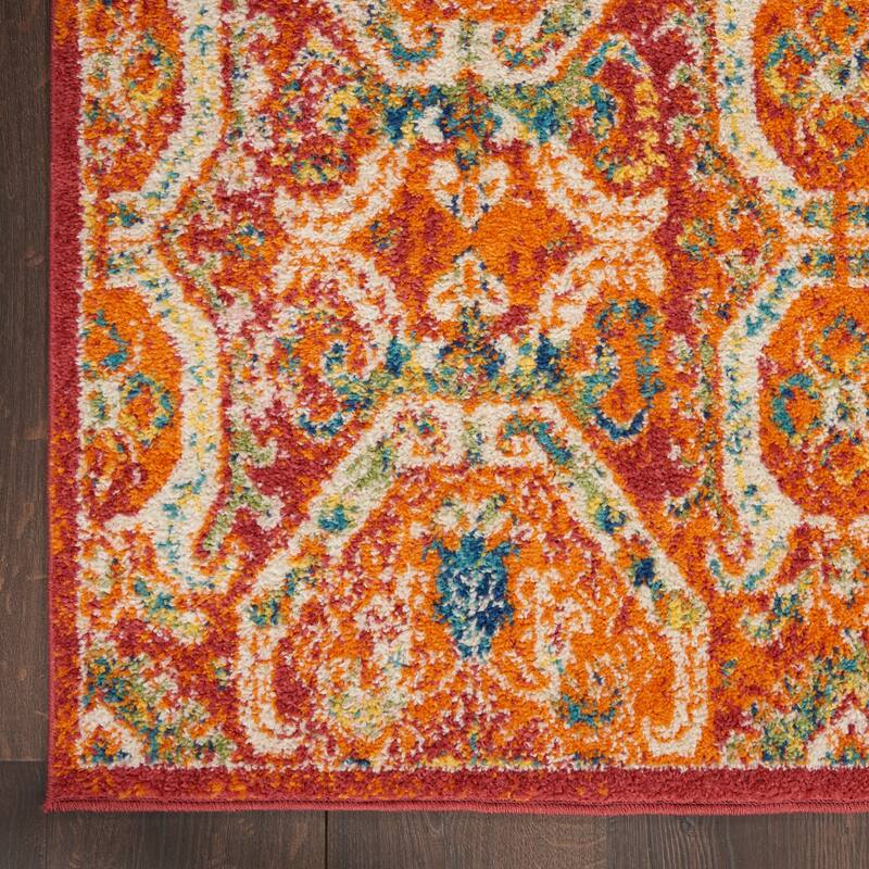 Nourison Allur Colorful Boho Tribal Medallion Area Rug