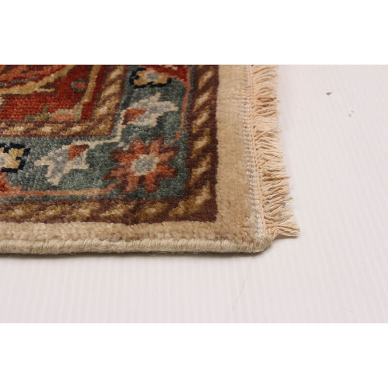 ECARPETGALLERY Hand-knotted Jules Sultane Ivory Wool Rug - 8'9 x 12'0