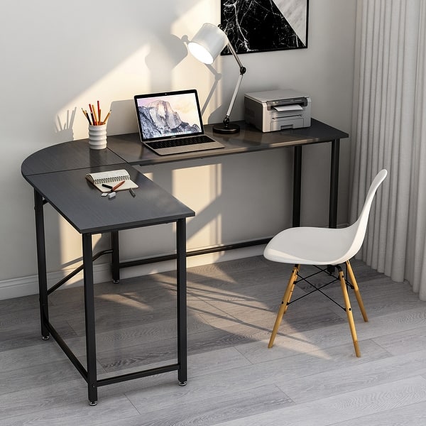 Shop L Shape Home Office Corner Computer Desk Free Shipping