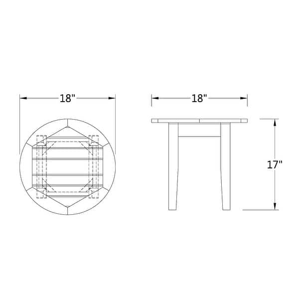 dimension image slide 1 of 3, Cambridge Casual Alston Side Table