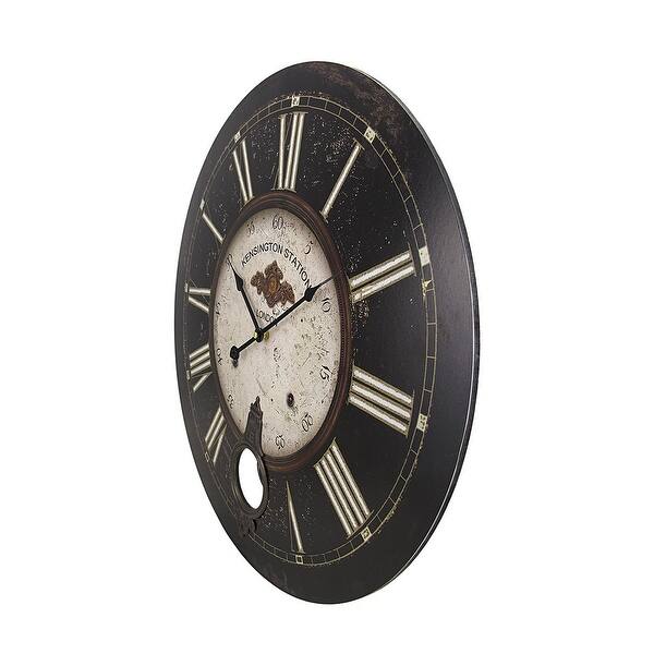 Shop 23 Inch Diameter Kensington Station Pendulum Wall Clock 23