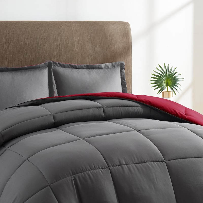 Nestl All Season Down Alternative Reversible Comforter Set