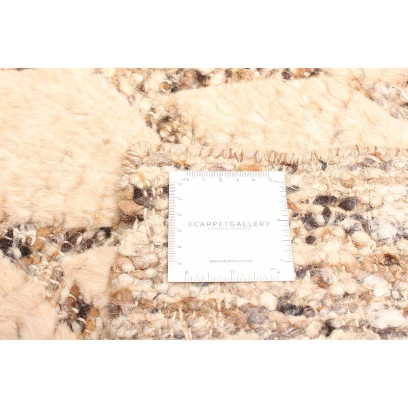 ECARPETGALLERY Hand-knotted Tangier Tan Wool Rug - 5'2 x 7'8