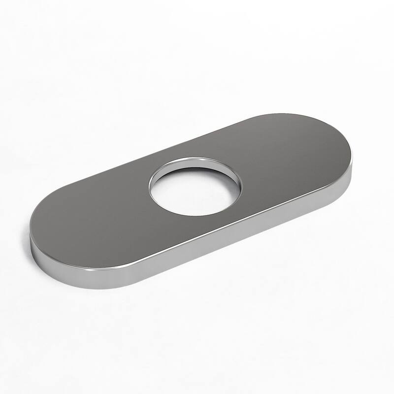 VIGO 5.5" L Bathroom Deck Plate in Brushed Nickel