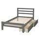 preview thumbnail 7 of 25, Wooden Platform Bed Frame with 2 Drawers & Headboard, Twin/Full Size