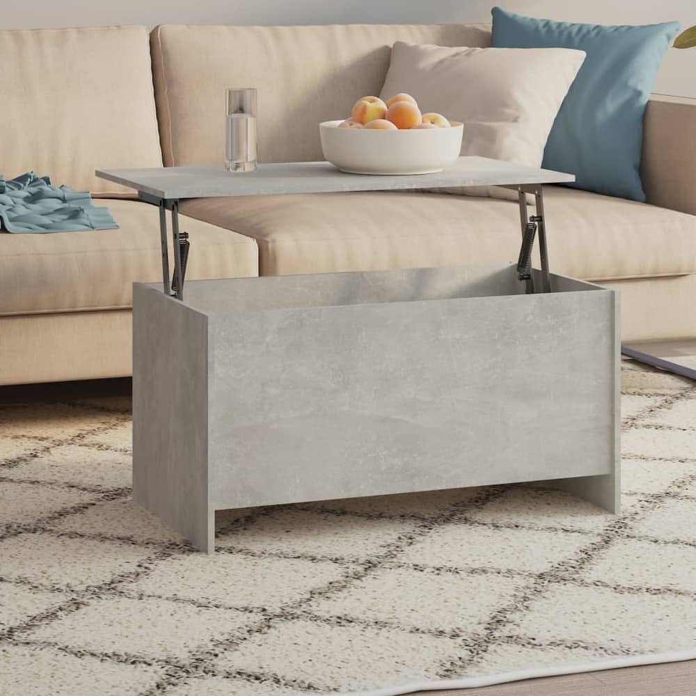 vidaXL Coffee Table Lift Top End Table Accent Side Sofa Table Engineered Wood - 40.2" x 21.9" x 20.7"