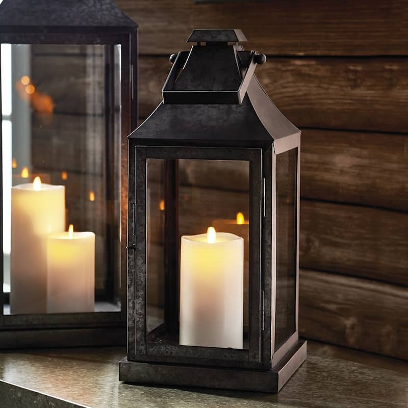 Barrington 19 inch Outdoor Lantern Black