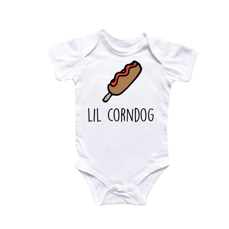 Corndog Carnival - Baby Boy Girl Clothes Infant Bodysuit Funny Cute Newborn - Natural - Newborn