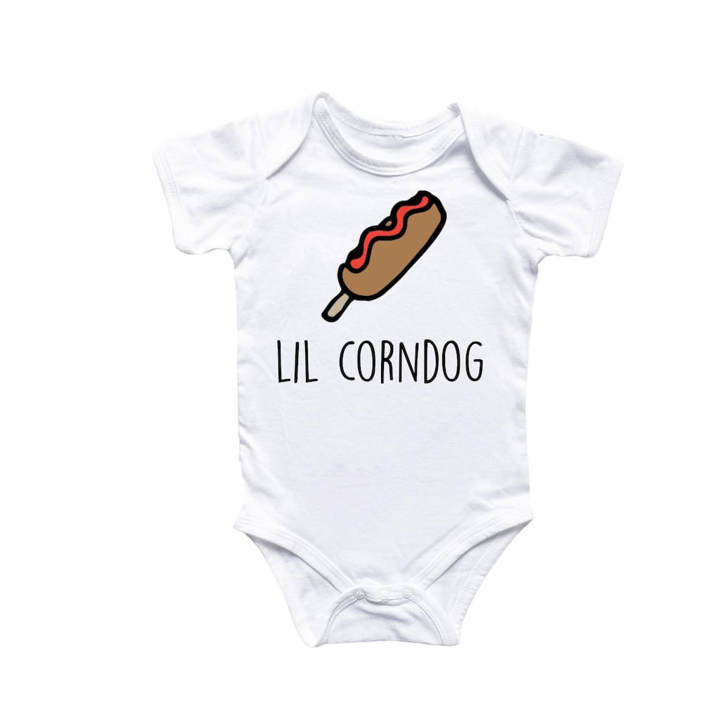 Corndog Carnival - Baby Boy Girl Clothes Infant Bodysuit Funny Cute Newborn