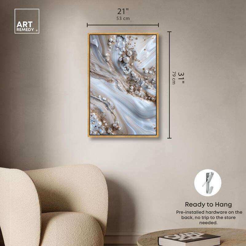 Effervescent Earth Canvas by Art Remedy