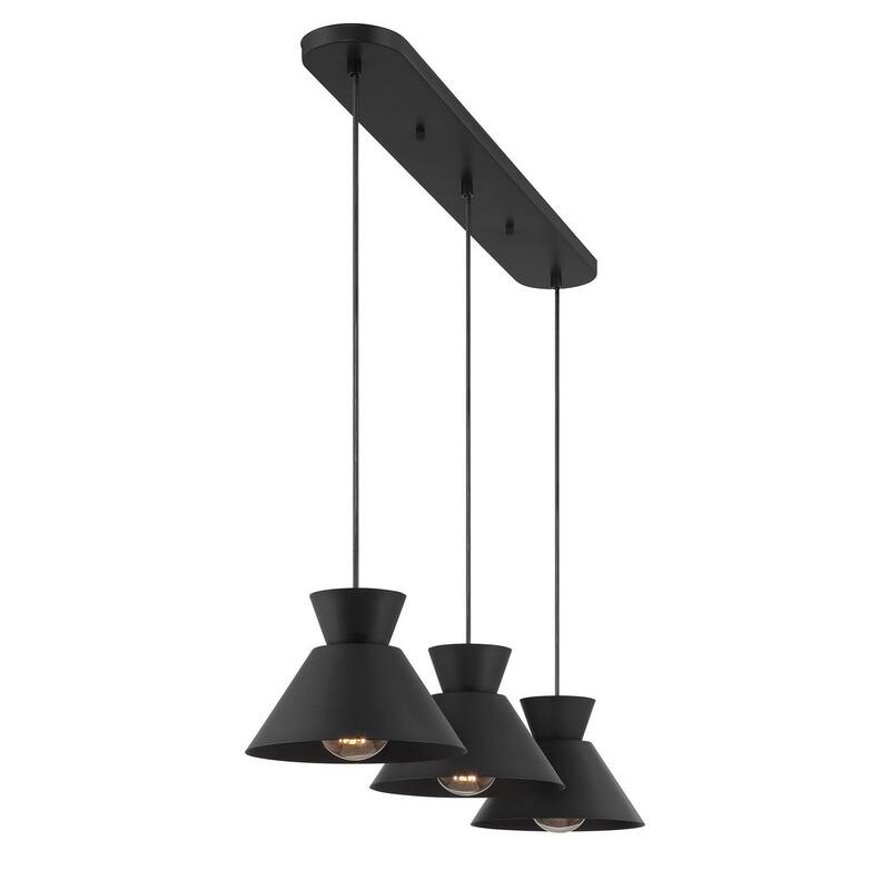 3-Light Linear Chandelier By Trade Winds