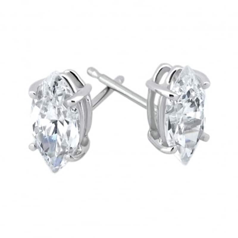 1/2ct Diamond Studs White Gold