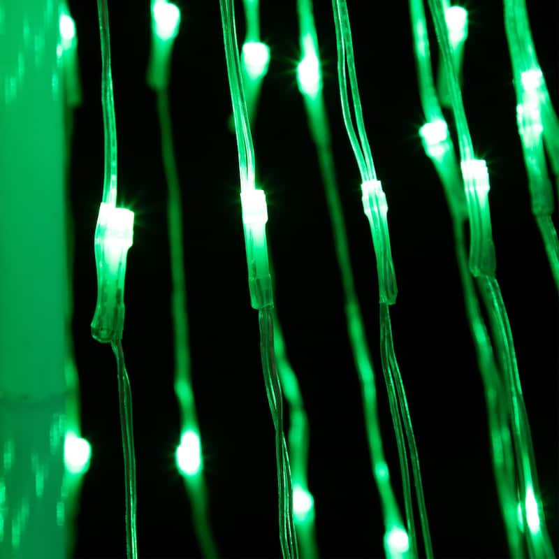 4' Green LED Lighted Christmas Tree Show Cone Outdoor Decoration