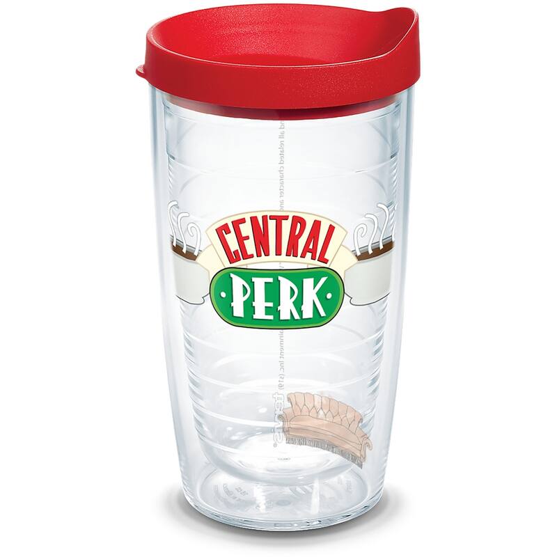 Tervis Friends Central Perk Made in USA Double Walled Insulated Travel Tumbler, Classic - 16oz