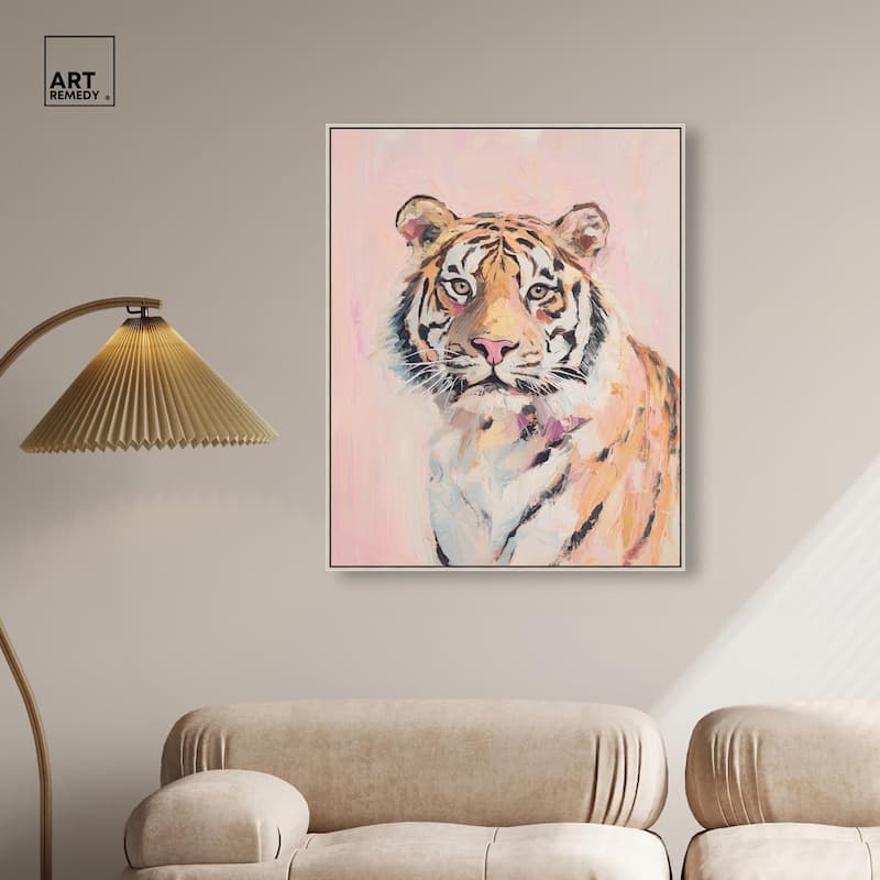 Quiet Tiger Canvas by Art Remedy