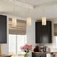 preview thumbnail 12 of 17, Tifany Modern Gold 1-Light Mini Pendant Light for Kitchen Island Dining Room - 4.3'' D x 8.5'' H