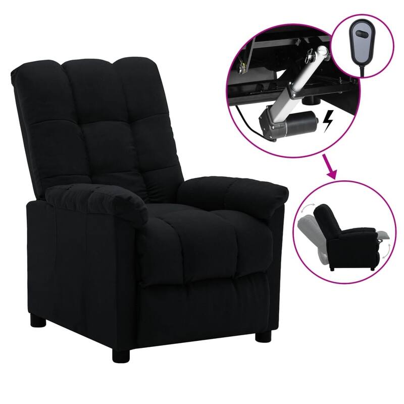 vidaXL Recliner Chair Leisure Cozy Recliner for Home Theater Cinema Fabric - 29.1" x 38.9" x 40.1"