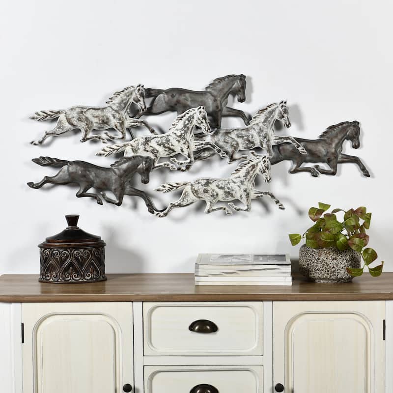 Dutton - Off to the Races - Metal Wall Art
