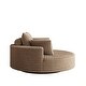 preview thumbnail 67 of 89, GDFStudio - Lavelle Corduroy 360 Degree Swivel Chair Fluffy Modern Sleeper