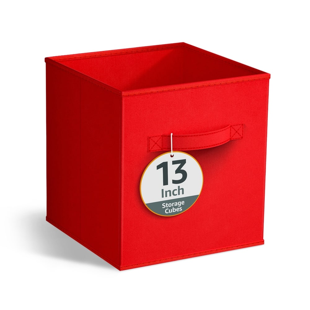 Sorbus 13" Foldable Storage Cube Basket Lightweight Organization Solutions - Single Pack - 13" L x 13" W x 13" H