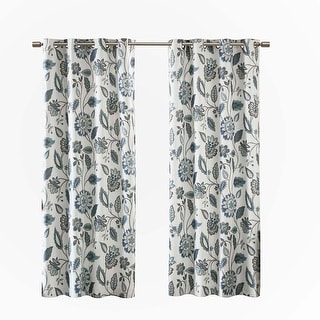 Jacquard Printed Room Darkening Curtain Panel - Bed Bath &amp; Beyond ...
