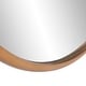 preview thumbnail 4 of 3, Allan Andrews Round Decorative Stainless Steel Wall & Accent Mirror