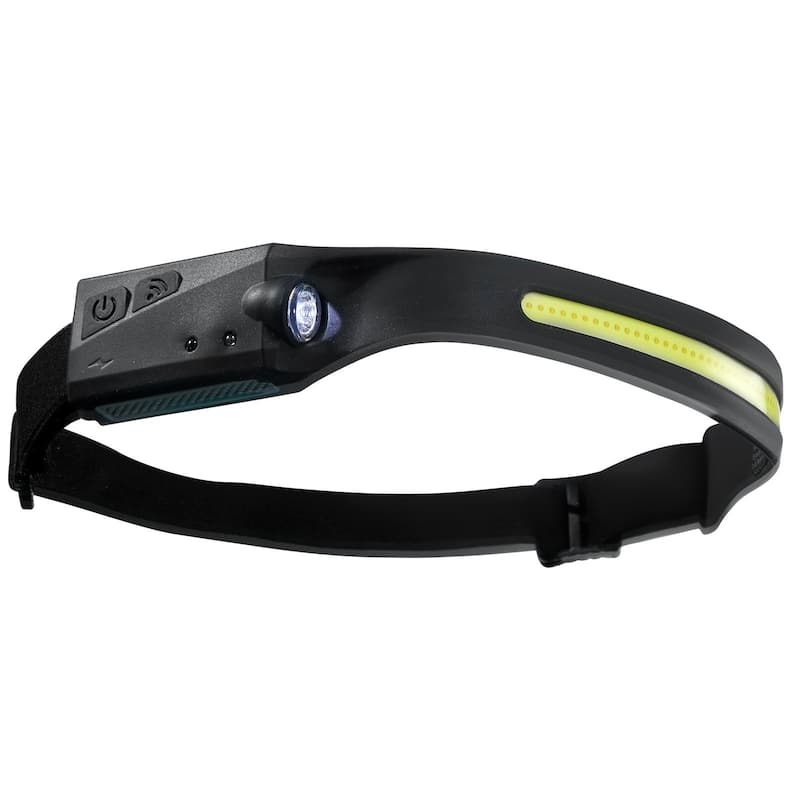 2 Pieces 350 lumens Rechargeable Headlamp with Adjustable Elastic Headband Suitable for Adults or Kids - 4.7"D x 3.1"W x 2.1"H