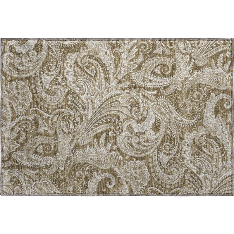 Premium Washable Super Soft Traditional Paisley Mayfield Rug
