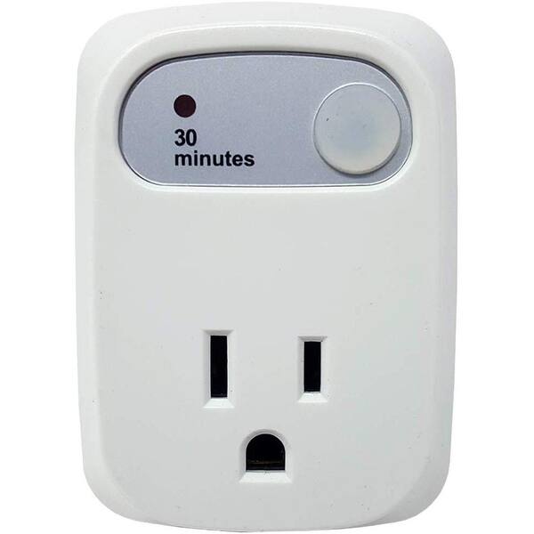 Simple Touch Auto ShutOff Power Outlet 30 Minute for Curling Iron