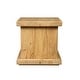 preview thumbnail 3 of 8, Bridges Reclaimed Elm Side Table, Natural