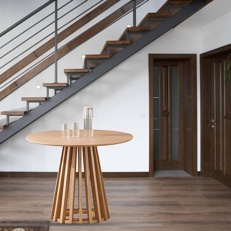 Andre Small Round 39" Bistro Dining Table By Aria-Home