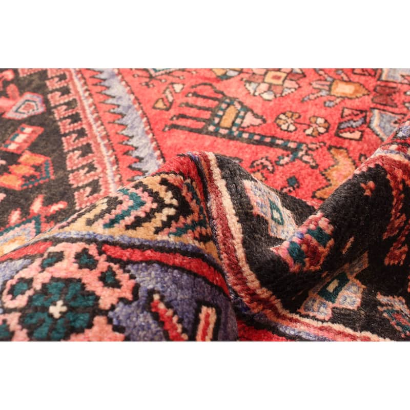 ECARPETGALLERY Hand-knotted Andelz Red Wool Rug - 4'5 x 7'5