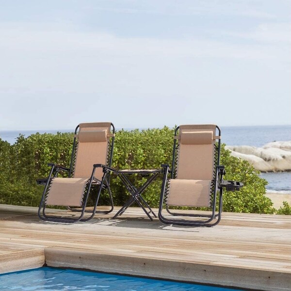 Homall Zero Gravity Chairs Outdoor Folding Recliners Adjustable