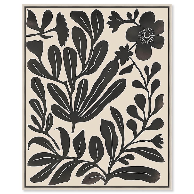 Ebony Eden Essence II Canvas by Art Remedy - Silver - 24" x 30"