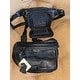 Leather Fanny Pack Waist Bag 6 Pockets Adjustable Belt Strap Travel Pouch Black - One Size 1 of 3 uploaded by a customer