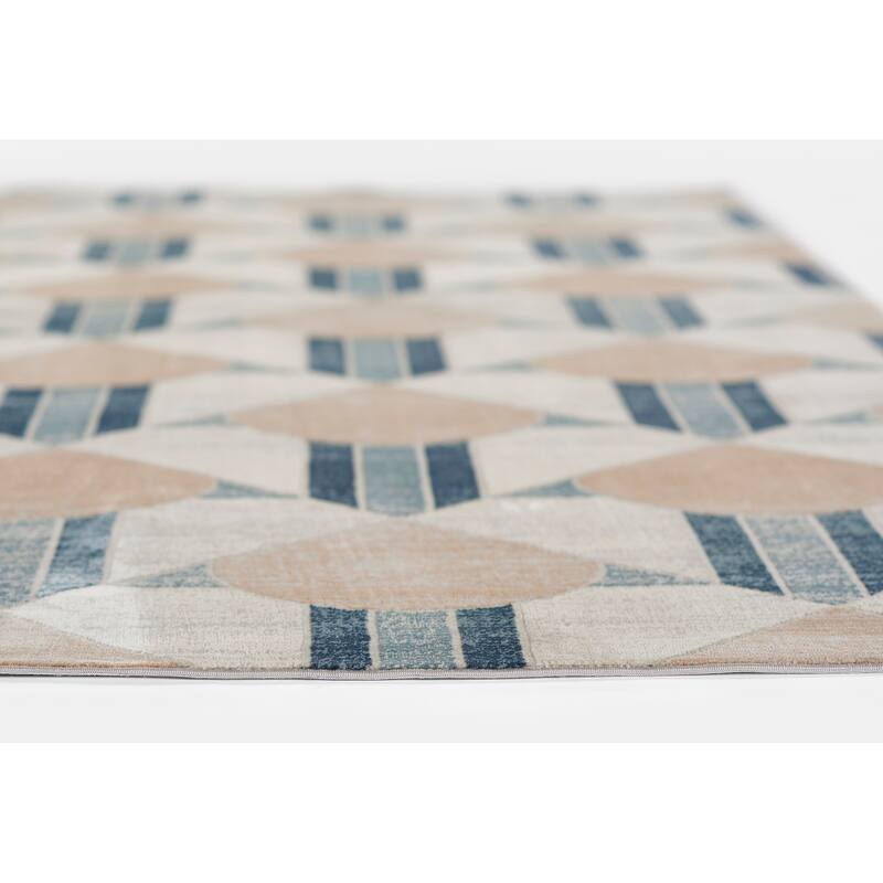 Momeni Edition Polyester Geometric Area Rug