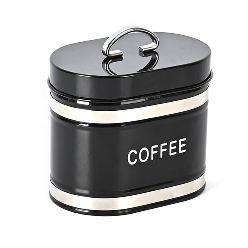 Kitchen Metal Bread/Coffee/Sugar/Tea Storage Bin - Coffee Storage Bin