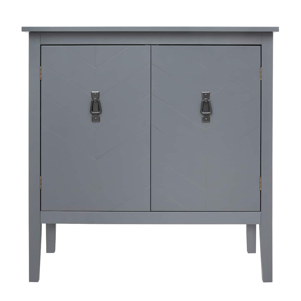 Wooden Storage Cabinet With 2 Doors Vintage Sideboard Storage Cabinet For Living Room Dining Room Office