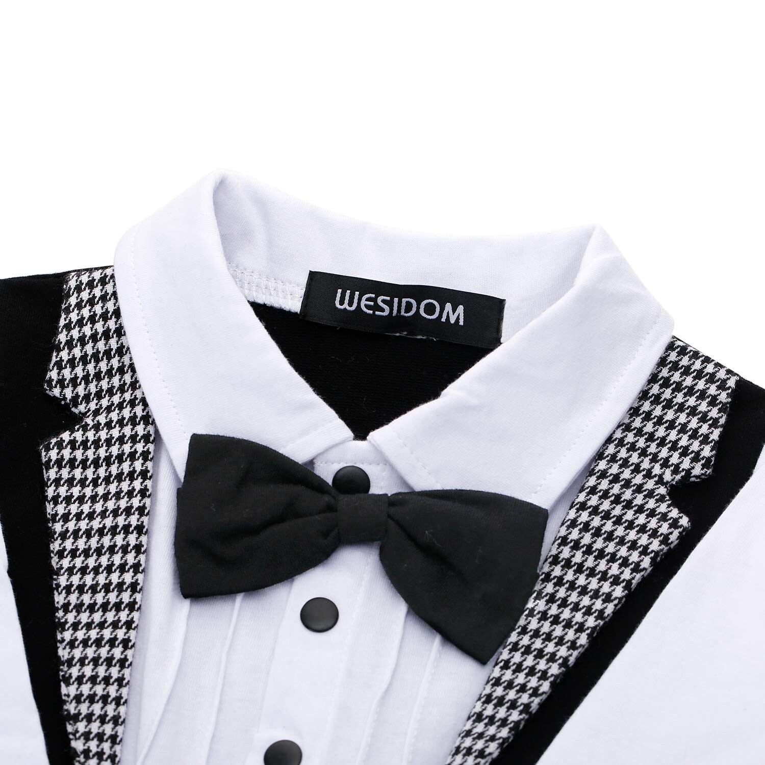 Shop Wesidom Baby Boy Suit Tuxedo Outfits Set Toddler Grey Size Age 3 6 Months Age 3 6 Months Overstock 29233450