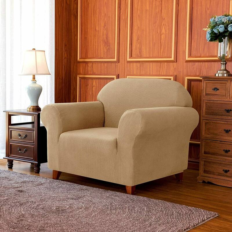 Subrtex Stretch Armchair Slipcover 1 Piece Spandex Furniture Protector