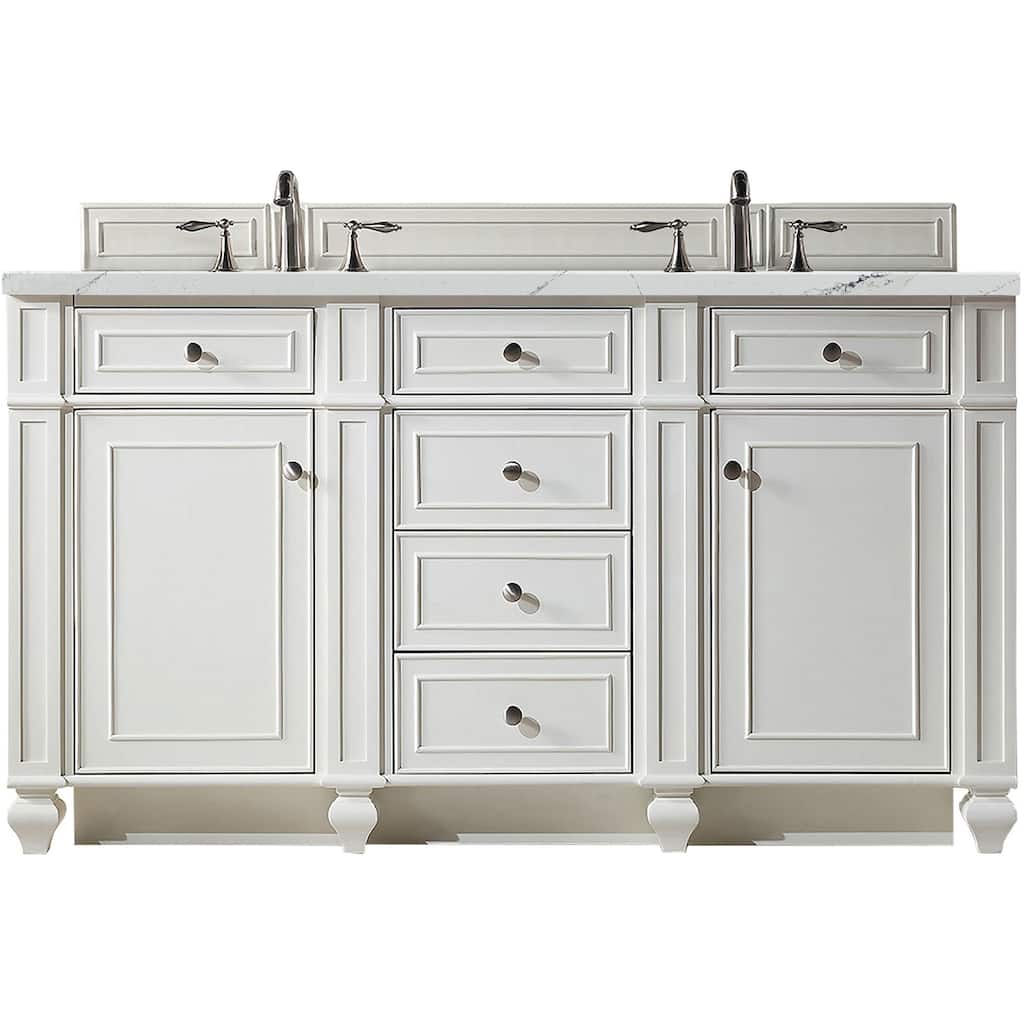 James Martin Vanities 157-V60D-FENC Bristol 60" Free Standing Double
