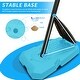 preview thumbnail 14 of 13, 7.5—10ft Outdoor Height Adjustable Basketball Hoop with Stable Base and Wheels - 44''×28''×120''