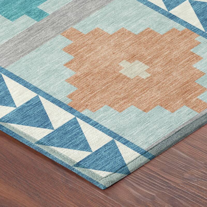 Machine Washable Indoor/ Outdoor Global Pima Chantille Rug