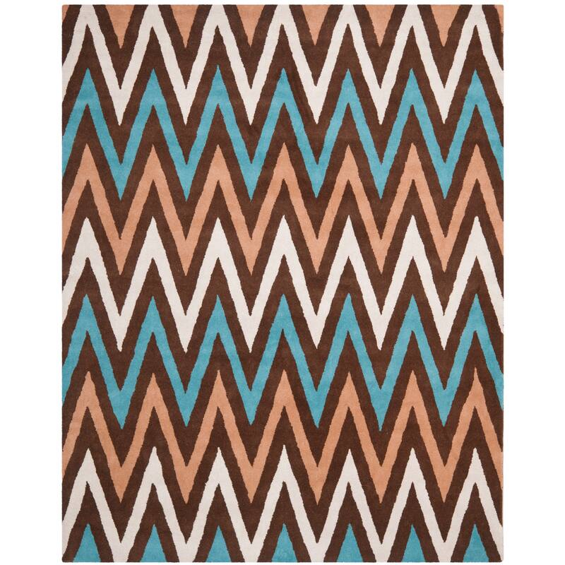 SAFAVIEH Handmade Chatham Klasina Modern Moroccan Wool Rug