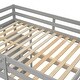 preview thumbnail 18 of 57, Comprehensive Design Full Size Loft Bed with Desk,Shelves and Ladder
