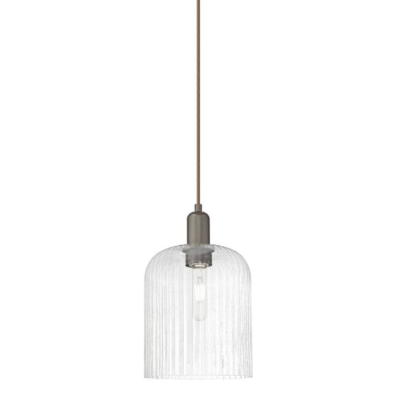 Innovations Lighting 716-1P-14-8 Bridal Veil Pendant Bridal Veil 8" - Oil Rubbed Bronze / Seedy